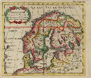 Nicolas Sanson: Scandinavie o sont les Etats de Danemark de Suede, 1648.