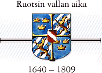 Ruotsin vallan aika 1640-1809