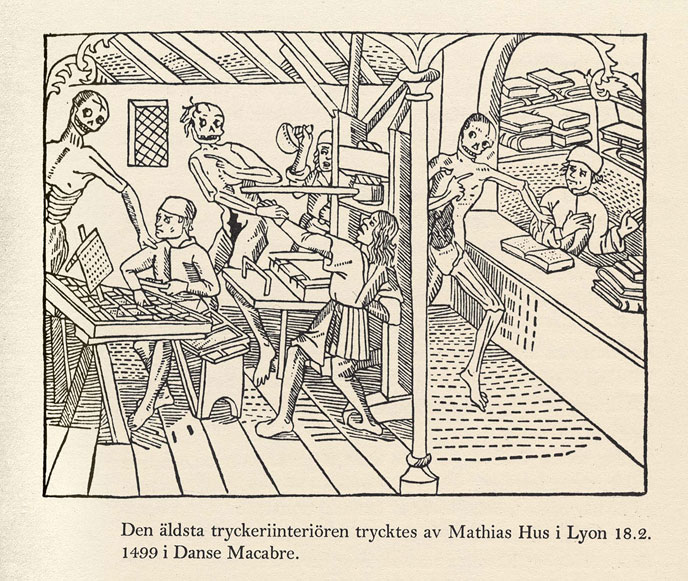 Kuoleman tanssi. Lyon: Mathias Hus 1499.