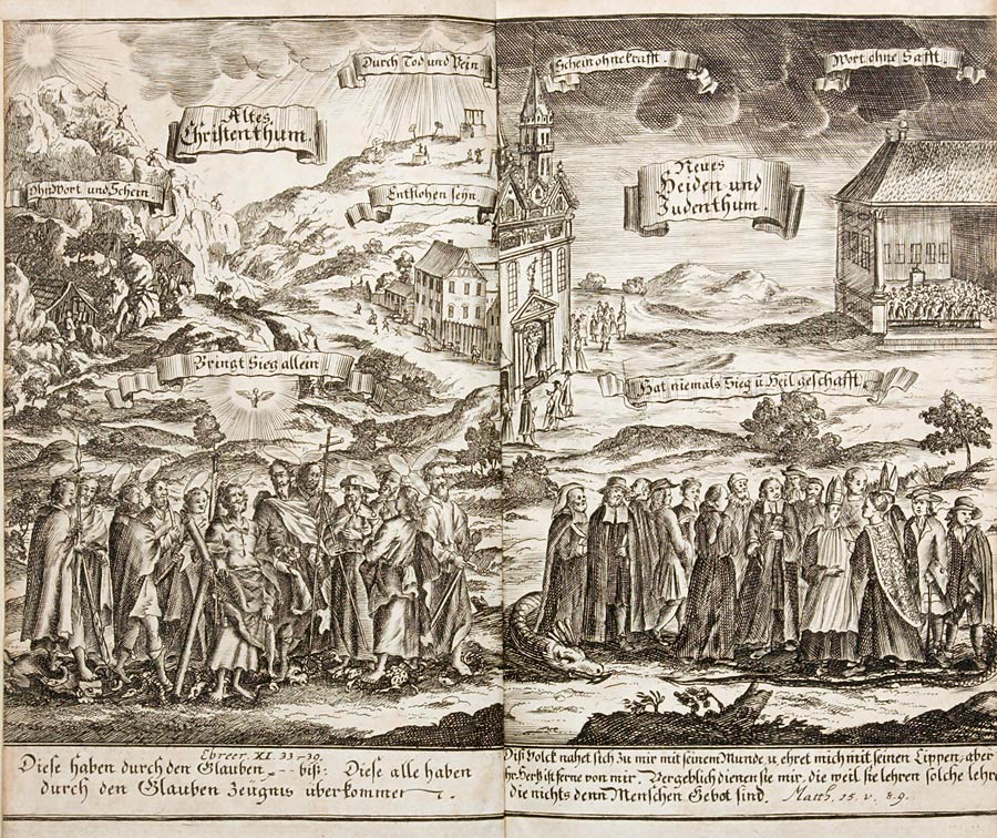 Gottfried Arnold, Ein Denckmahl des alten Christenthums ... Schrifften. Gosslar J.C. König 1702.