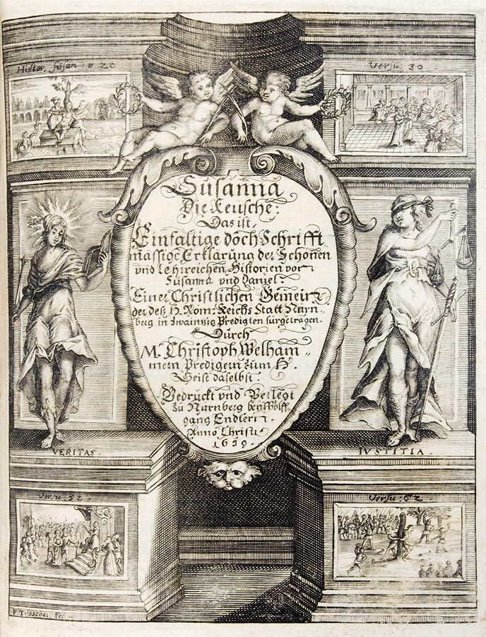 Christoph Welhammer, Susanna die Keusche. Nürnberg: W. Endter 1639.